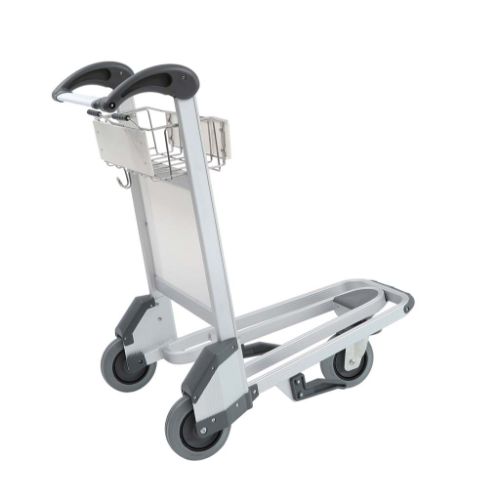 ネスティングバゲッジカート(ブレーキ付)SH-59AL 幅1030&times;奥行670&times;高さ1040(mm)/業務用/新品/送料無料｜業務用厨房のテンポス