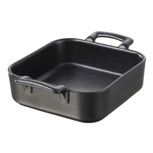 レヴォル ベルキュイジーヌ スクエアディッシュ ブラック 642970 幅130×奥行130×高さ41(mm)/業務用/新品/小物送料対象商品
