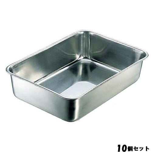 【10セット】IKD 抗菌ステンレス 深型組バット 1号 /業務用/新品/小物送料対象商品|業務用厨房のテンポス