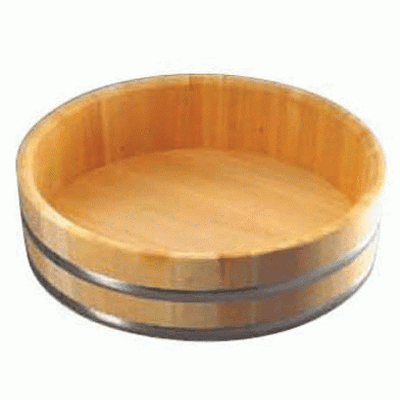 さわら 特上 飯台 ステンタガ底竹巻 72cm 6升 【業務用】【送料無料】