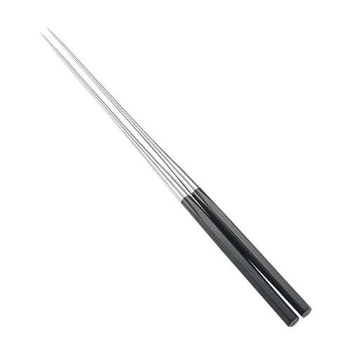 盛箸 本焼ステンレス黒合板六角柄盛箸 120mm 長さ:260/業務用/新品/小物送料対象商品