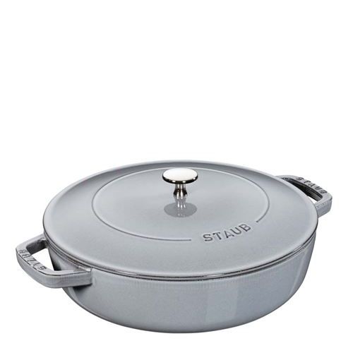 ストウブ ブレイザーソテーパン 24糎 薄墨色 40511－471/お役目用/新品/貨物輸送無料