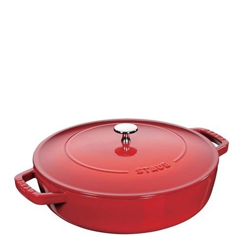 ストウブ ブレイザーソテーパン 24糎 桜んぼう 40511－475/お役目用/新品/貨物輸送無料