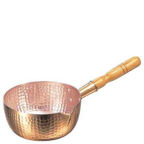 銅 打出 片口雪手なべ(内面錫引無)27珊/御勤め用/新品/貨物輸送無料
