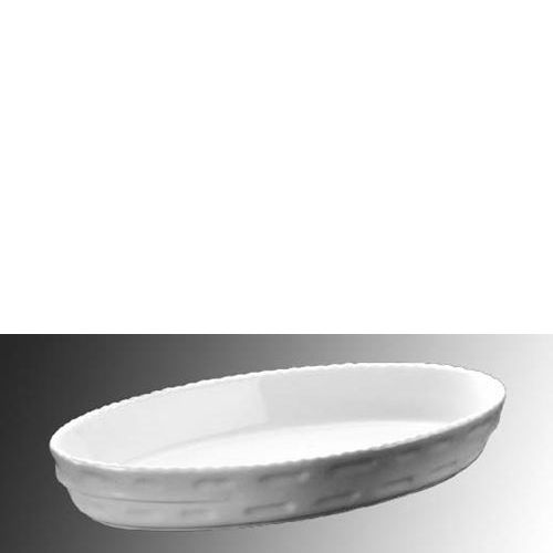 ロイヤル スタッキング小判 グラタン皿 No.240 42糎 白いこと/御役目用/新品/小物貨物輸送客体商いもの