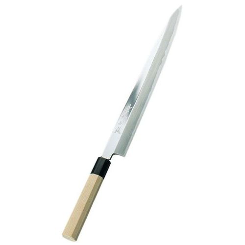 兼松作 鏡面仕上 柳刃まかない方 30糎/お役目用/新品/貨物輸送無料