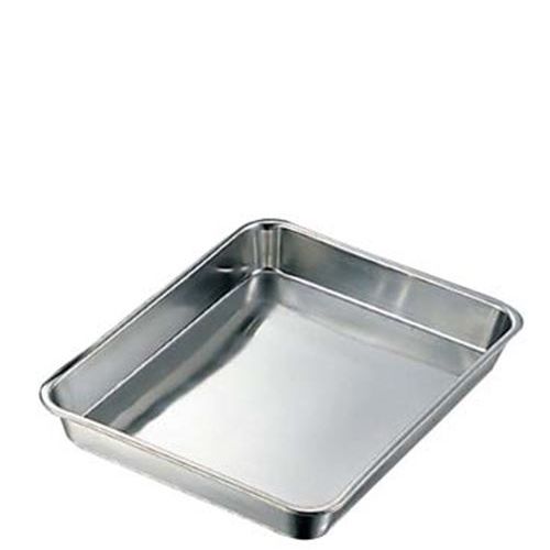 クローバー 18-8 浅型 角バット 2枚取/業務用/新品/小物送料対象商品