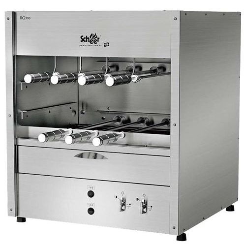 シーア 卓上シュラスコガスグリル 2段タイプ 7本 RG－300－2－7 LP 50Hz/業務用/新品/送料無料