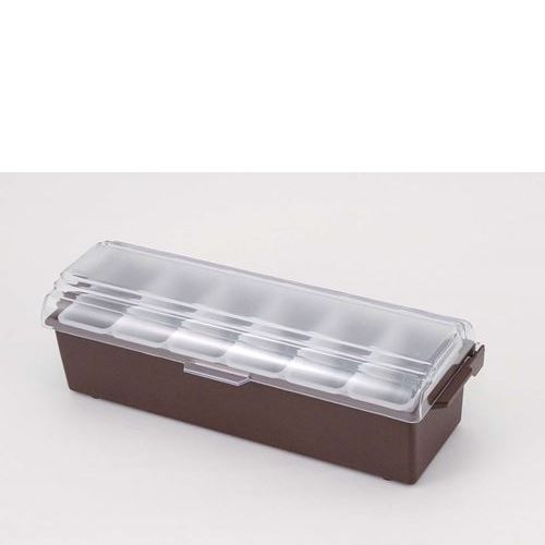 トラエックス コンジメントディスペンサー レギュラー ブラウン 4743&minus;01 6ヶ入/業務用/新品/送料無料｜業務用厨房のテンポス