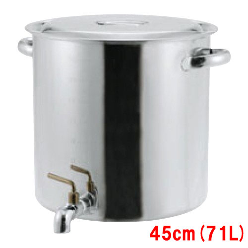 EBM 18-8 蛇口付寸胴鍋 目盛付 45cm(71L)/業務用/新品/送料無料｜業務用厨房のテンポス 26,620円