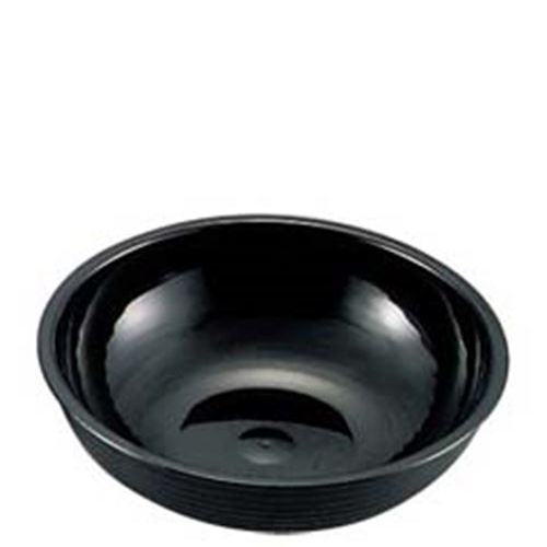キャンブロ 丸型リブド サラダボールRSB12CW(110)ブラック/業務用/新品/小物送料対象商品