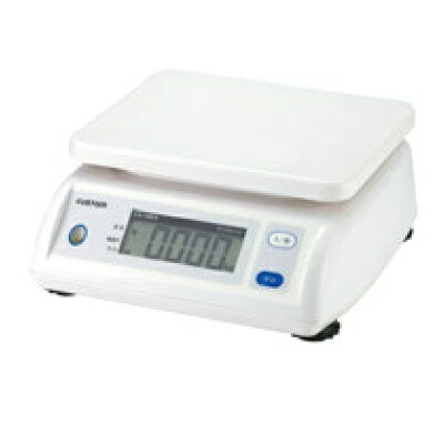 はかり カスタム 簡易防滴デジタルハカリ CS-5000S 5kg CS-5000S 幅250 奥行260 高さ108 計量皿寸法:230×190/業務用/新品/小物送料対象商品