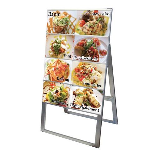 カードケーススタンド看板 A4ヨコ ハイタイプ両面16枚 CCSK-A4Y16RH 38532-2/業務用/新品/送料無料