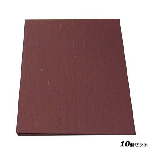 【10セット】シンビ スリムバインダーメニューブック スリムB－PR－101 赤 /業務用/新品/送料無料