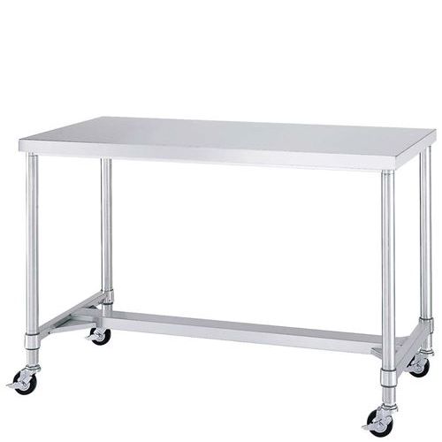 WHC&minus;9075 下部H枠仕様 作業台(引出無・キャスター付)/業務用/新品/送料無料｜業務用厨房のテンポス