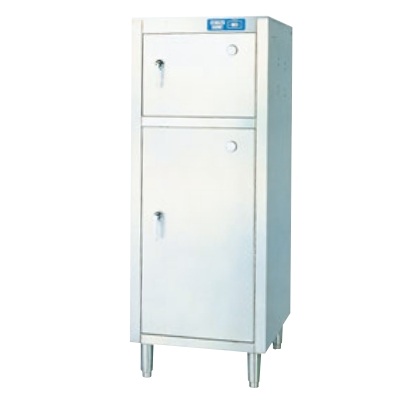 殺菌庫 【電気式 殺菌庫(庖丁・マナ板用)SC-15516H乾燥機能付】 SC-15516H 幅850 奥行600 高さ1600 しゃもじ1m10本,合調プレート6枚,殺菌灯15W×3 【業務用】【送料別】 215,358円