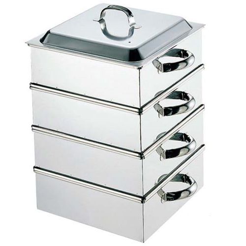 EBM 18-8 業務用角蒸器 28cm 3段/業務用/新品/送料無料