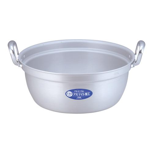 TKG IH軽銀 円付鍋 42糎/お役目用/新品/貨物輸送無料