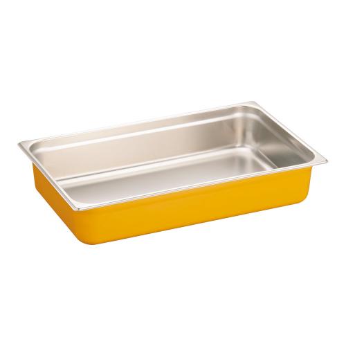 DO-EN18-8カラーGNパン 1/1 100mm イエロー/業務用/新品/小物送料対象商品|業務用厨房のテンポス