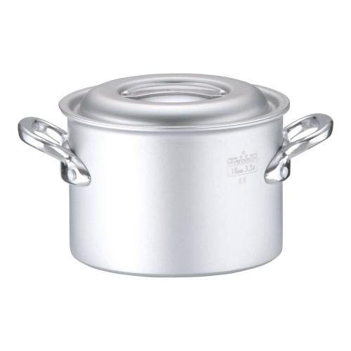 軽銀 プロマイスターIH 半寸胴鍋 18珊/御勤め用/新品/小物貨物輸送客体商いもの