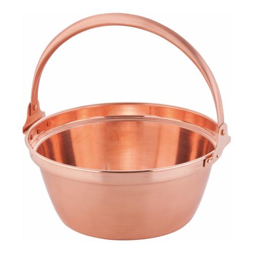 銅 山菜鍋(内側錫引っ張ることなし) 27糎/お役目用/新品/小物貨物輸送客体商いもの