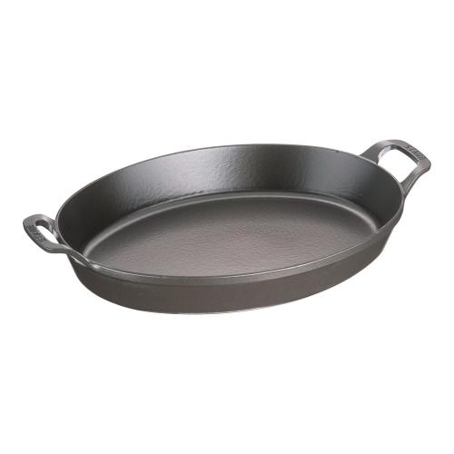 ストウブ オーバルスタッカブルディッシュ 37cm 黒 40508-283/業務用/新品/送料無料 16,088円