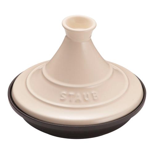 ストウブ タジン鍋(セラミックドーム) 40509-394 20糎 白/お役目用/新品/小物貨物輸送客体商いもの