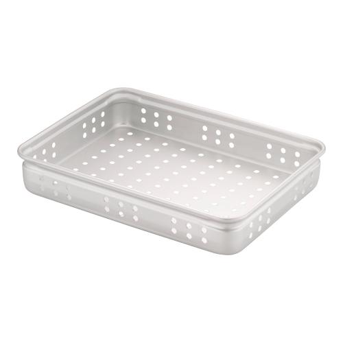 軽銀穴明番重 中 80/お役目用/新品/小物貨物輸送客体商いもの