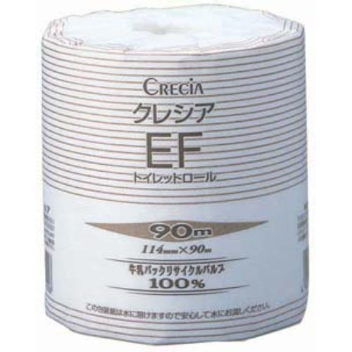 クレシア EFトイレットロール 90M (1ケース80個入)/業務用/新品/小物送料対象商品｜業務用厨房のテンポス