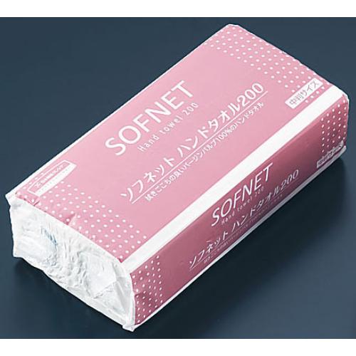 クレシア ソフネット ハンドタオル200 中判(1ケース30束入)/業務用/新品/小物送料対象商品