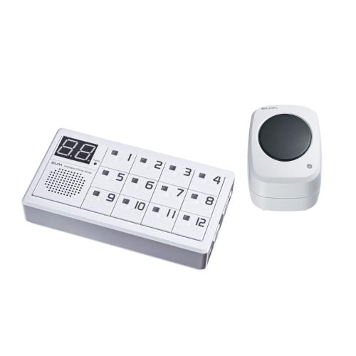 ELPA 無線電話鐘 12CH傍受機書き割り/御勤め用/新品/貨物輸送無料