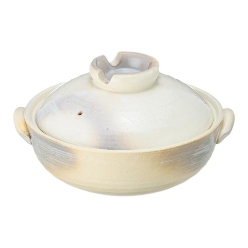 かすみ志野 土鍋 8号 S-513/業務用/新品/小物送料対象商品|業務用厨房のテンポス