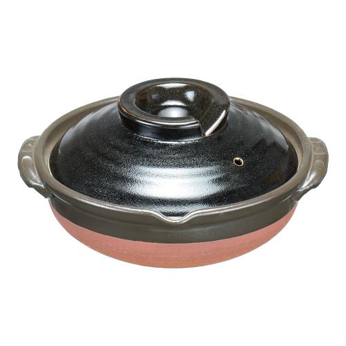 柚子天目土鍋 8号 S-518/業務用/新品/送料無料