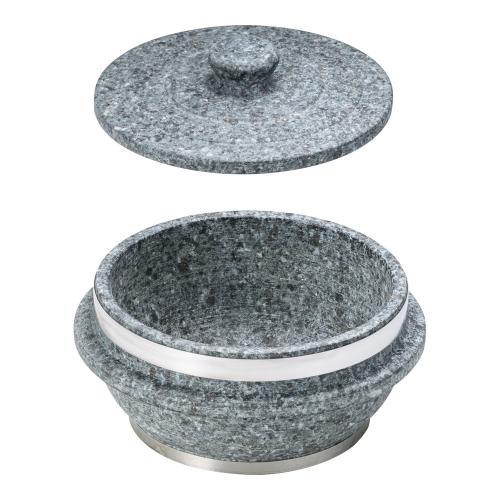 長水 石焼釜 補強付(フタ付き) YS-0218A 18cm/業務用/新品/小物送料対象商品
