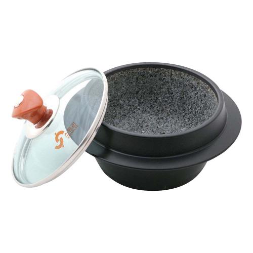 IH アルミ枠付ストーンポット ツバ付 YSIH-0220/業務用/新品/送料無料｜業務用厨房のテンポス