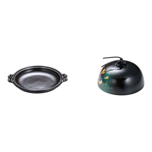 アルミ高瀬陶板鍋 七彩 小 13cm/業務用/新品/小物送料対象商品