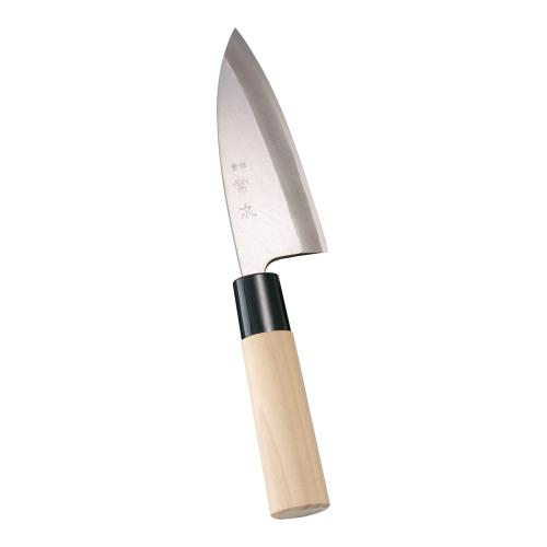 常次 出刃包丁(片刃)12糎 (SK鋼)/お役目用/新品/小物貨物輸送客体商いもの