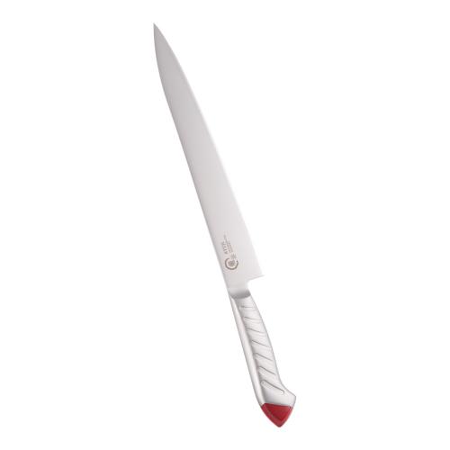 龍治 ステンカラー 筋引 27cm レッド/業務用/新品/小物送料対象商品
