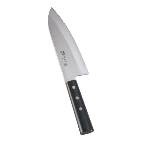 正広 ステンレス鋼和まかない方 出刃包丁 10607 18糎/御役目用/新品/小物貨物輸送客体商いもの