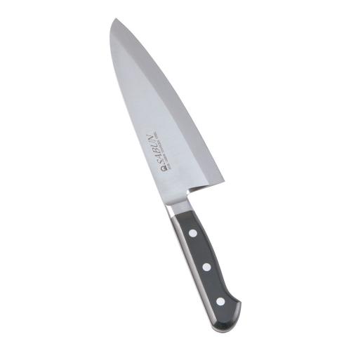 SA SABUN ステンレス鋼鋼 出刃包丁 18糎/御役目用/新品/小物貨物輸送客体商いもの