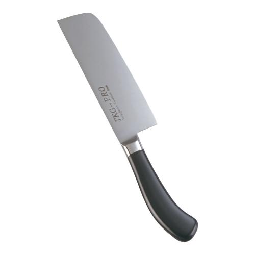 TKG PRO 抗菌カラー 菜切庖丁 (両刃) 16cm ブラック/業務用/新品/小物送料対象商品