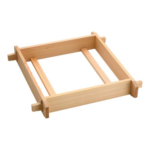 木製 角セイロ 浅口(サワラ材) 45糎 /お役目用/新品/小物貨物輸送客体商いもの