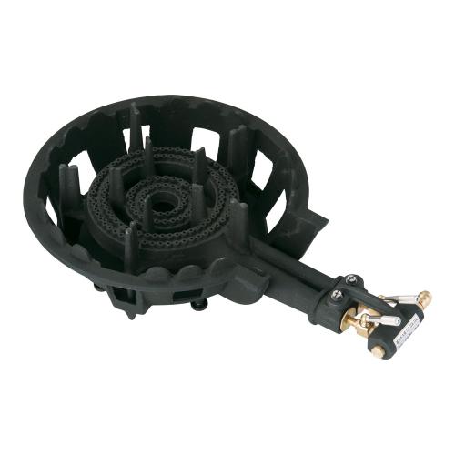 鋳物コンロ DE-21J(二重) SC P無 12・13A/業務用/新品/小物送料対象商品