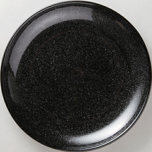 黒中華 メタ玉28cm皿黒御影 10枚入 /業務用/新品 /テンポス/小物送料対象商品