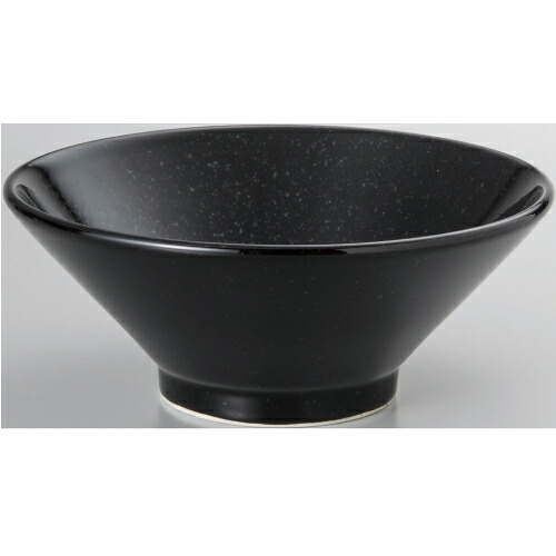 黒中華 切立高台20cm丼 黒御影 10個入/業務用/新品/小物送料対象商品