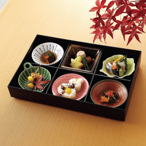 松花堂 月 半ダース分け取り月仕掛ける /お役目用/新品/小物貨物輸送客体商いもの