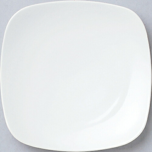 大皿 【スクエア白22cm大皿】10枚入【洋食器】 /業務用/新品/小物送料対象商品