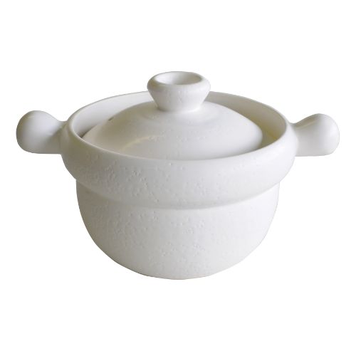 地びた売り物 ごはん鍋白 4合/M5586/お役目用/新品/小物貨物輸送客体商いもの