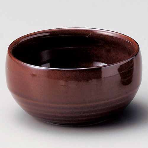 アメ釉タル型小付 φ9×4cm 081-058 (20個入) 085-399/業務用/新品/小物送料対象商品