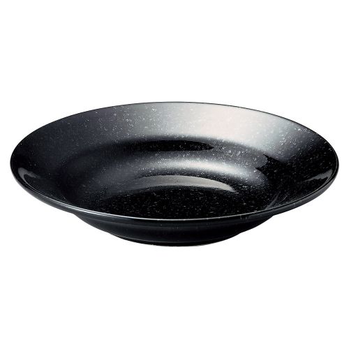 黒御影リム21cm深皿 21×4.2cm 565-688 (10個入) 525-189/業務用/新品/小物送料対象商品